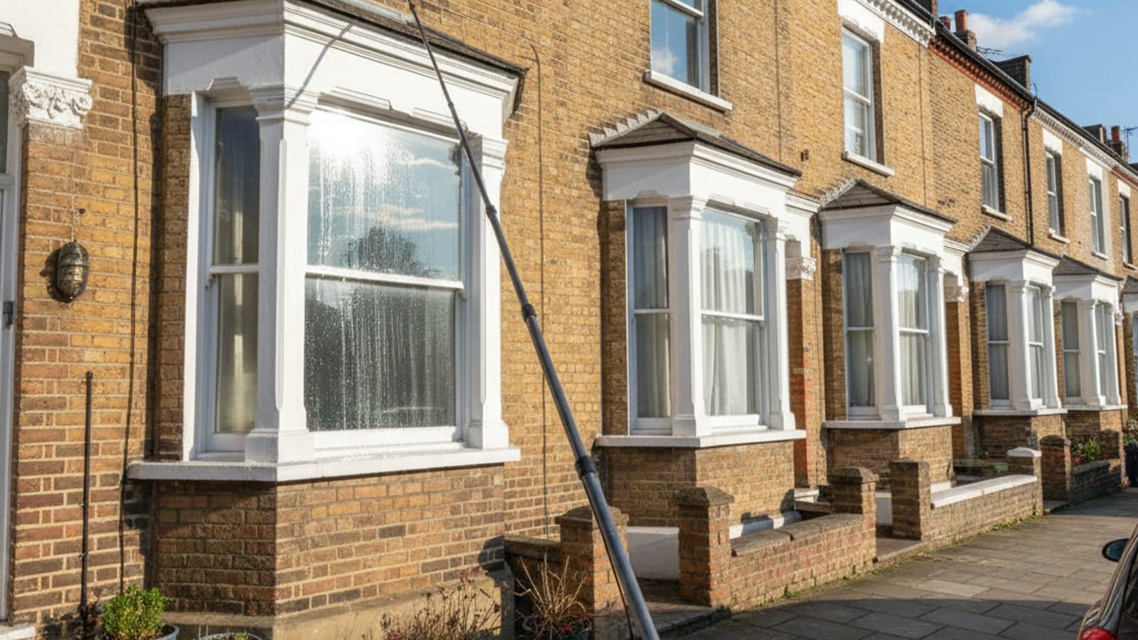 Window cleaning in Mayfair
